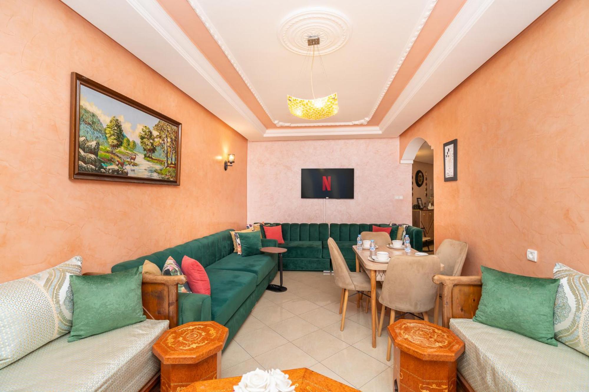 Appartement 2 Chambres Pres De La Corniche Tangier Bagian luar foto