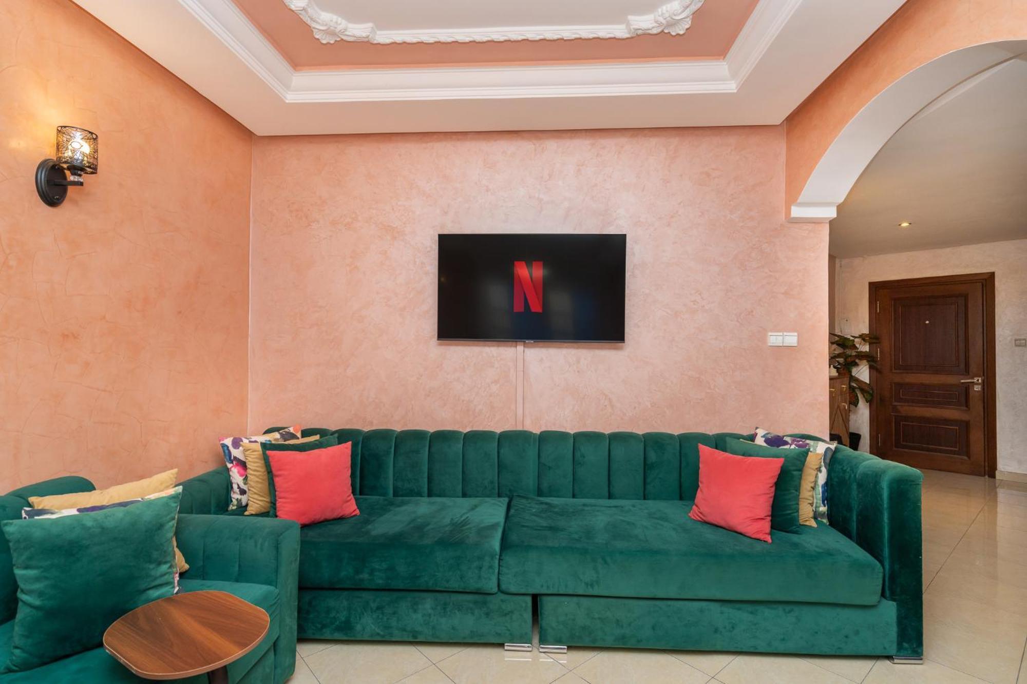 Appartement 2 Chambres Pres De La Corniche Tangier Bagian luar foto