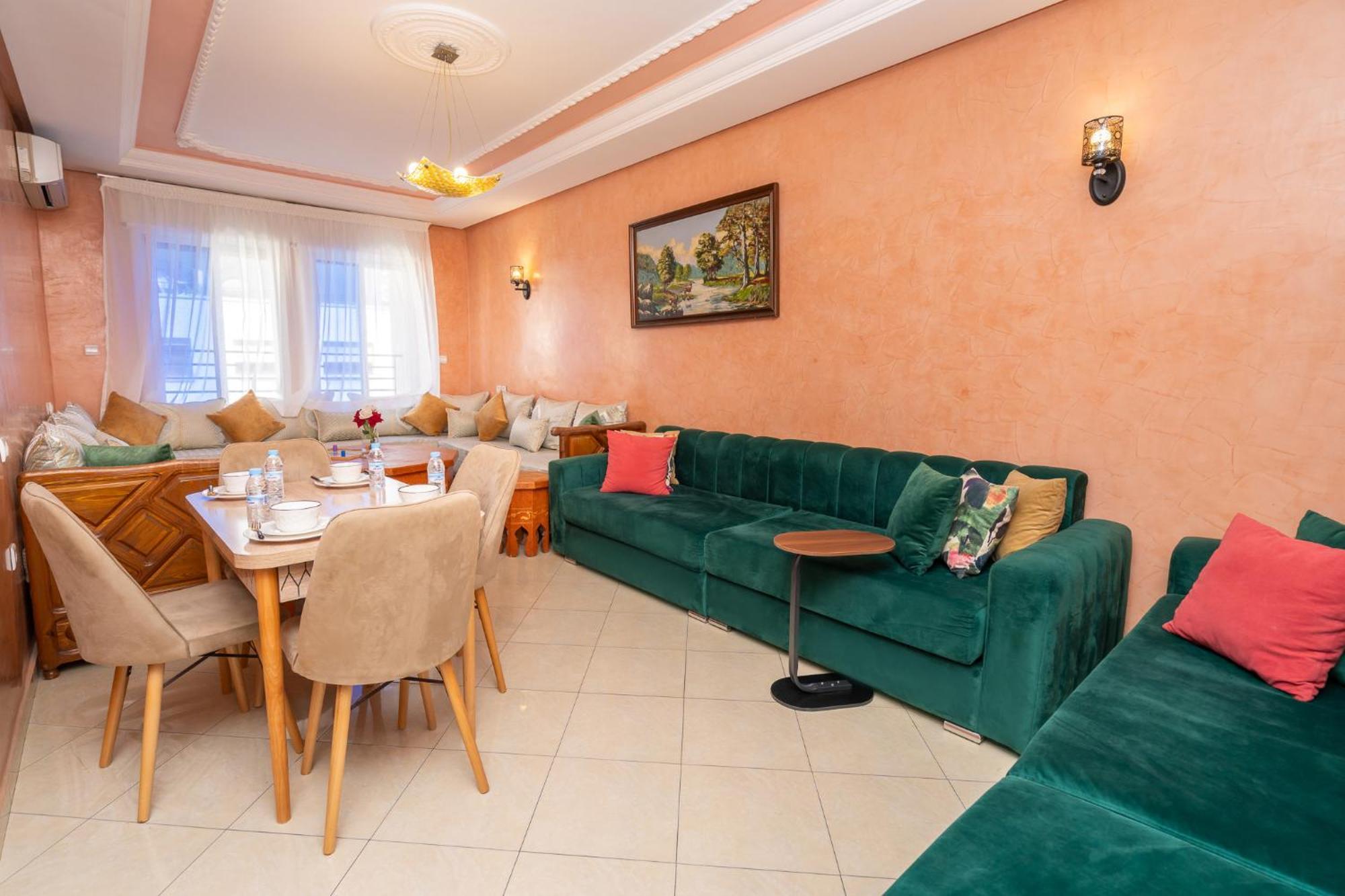Appartement 2 Chambres Pres De La Corniche Tangier Bagian luar foto
